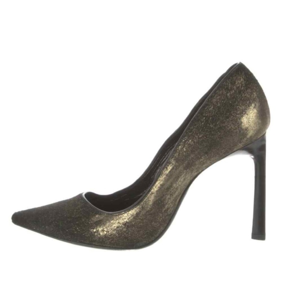 Authentic LANVIN Metallic Gold (Pony Hair) Pumps size 37.5 - Picture 11 of 12
